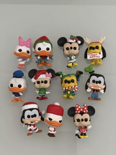 Lot of 11 Disney Funko Advent Calendar Pocket Pop Vinyl Figures