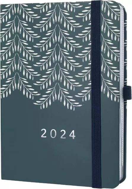 Boxclever Press Perfect Year 2024 Diary A5 Page a Day. A5 Diary, Daily Planner