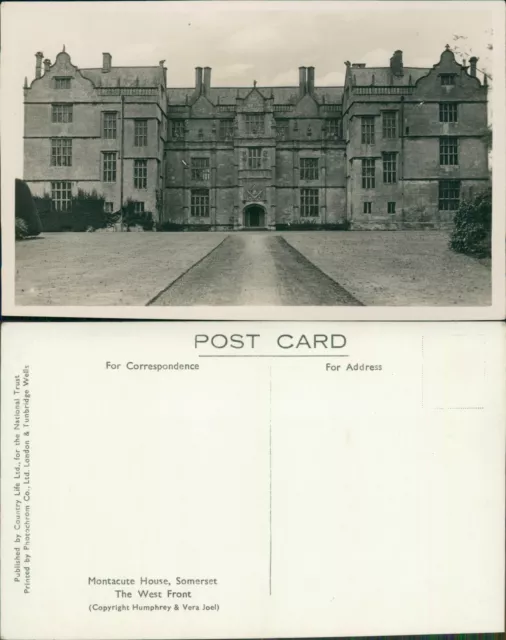 Montacute House West Front Country Life Photochrom