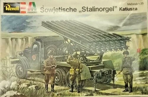 Katiusza 1/35 REVELL H-2115, SOWJETISCHE STALINORGEL KATIUSZA BM-13 KATYUSHA EUR ...