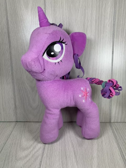 MY LITTLE PONY Plush Stuffed Animal 12” Purple Twilight Sparkle Unicorn ...