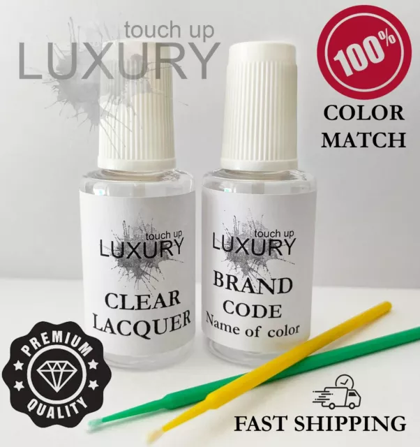 Touch Up Paint Repair Scratch Hyundai Polished Metal Metallic 8S + Lacquer 20Ml