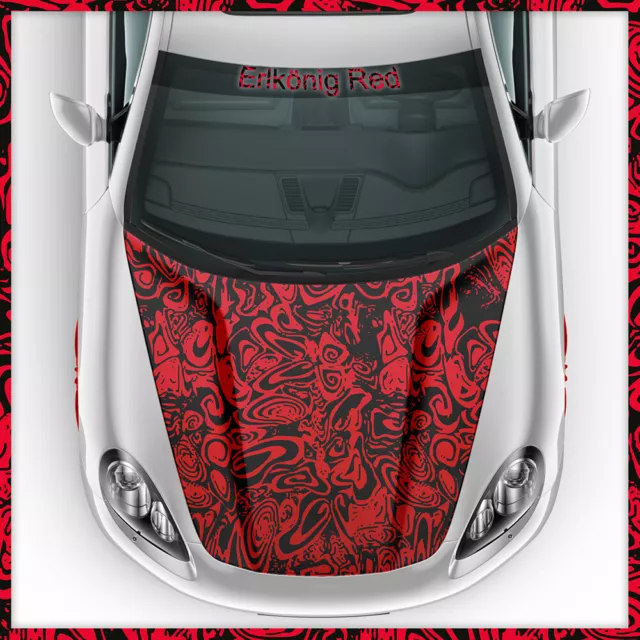 ⭐DESIGN AUTO-FOLIE ERLKÖNIG Abstract 3D Car-Wrapping blasenfrei 100x150cm  EUR 34,99 - PicClick DE