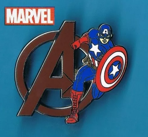 1 PIN'S / THE AVENGERS CAPTAIN AMÉRICA MARVEL . (© Marvel © Disney)