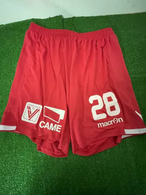 Pantaloncini Shorts Vicenza No Maglia Match Worn Indossata Shirt Camiseta Coa