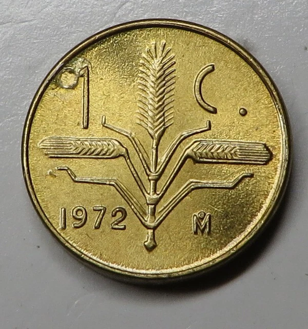 Mexico Centavo 1972Mo Brass KM#418 UNC