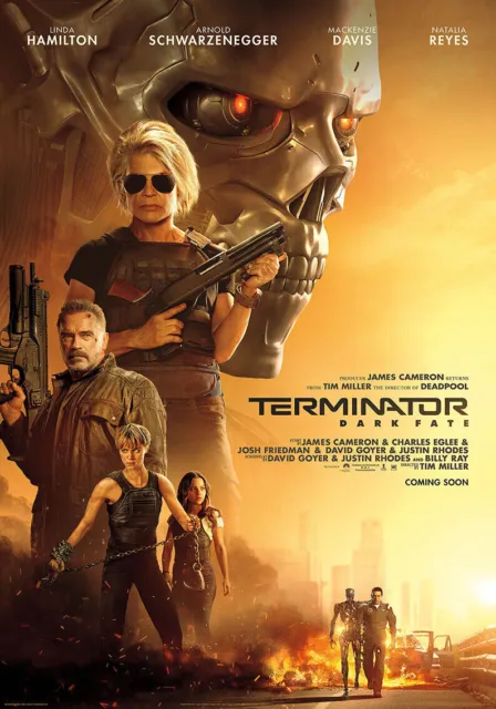 Terminator Dark Fate (2019) Movie Film POSTER Poster Arnold Schwarzenegger #280