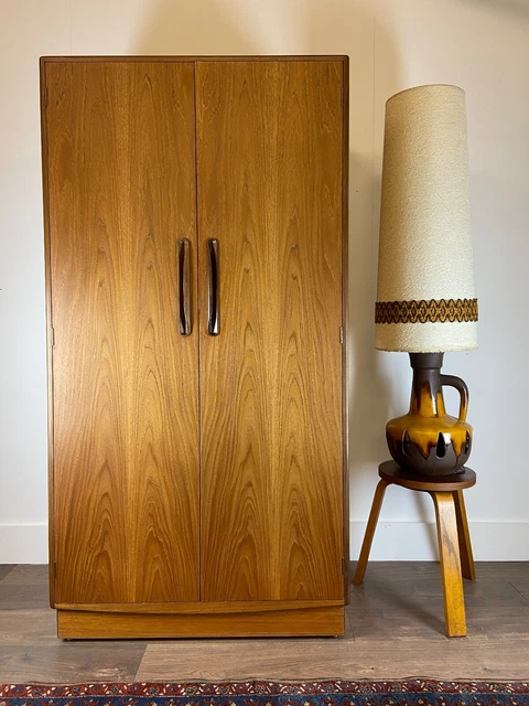 Immaculate G PLAN Teak Wardrobe With Drawers Vintage Two Door Large Fresco