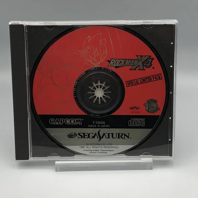 Trader Games - ROCKMAN X4 SEGA SATURN NTSC-JAPAN  SPECIAL EDITION PACK With Figure Without Big Box