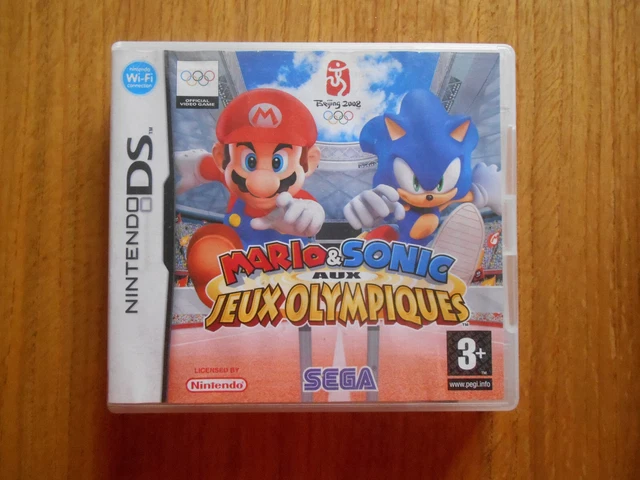 BOITE SEULE DU Jeu DS Mario & Sonic aux jeux olympiques de Pékin (sans
