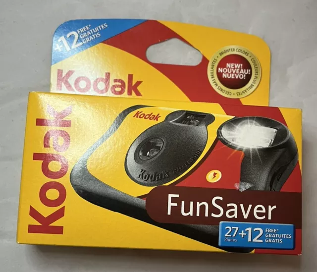 Fotocamera monouso Kodak Fun Saver 39 esposizione non aperta e sigillata EXP 04/2010