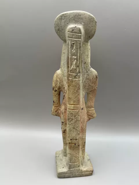 super rare ancient Egyptian steatite stone statuette of sehkmet 3