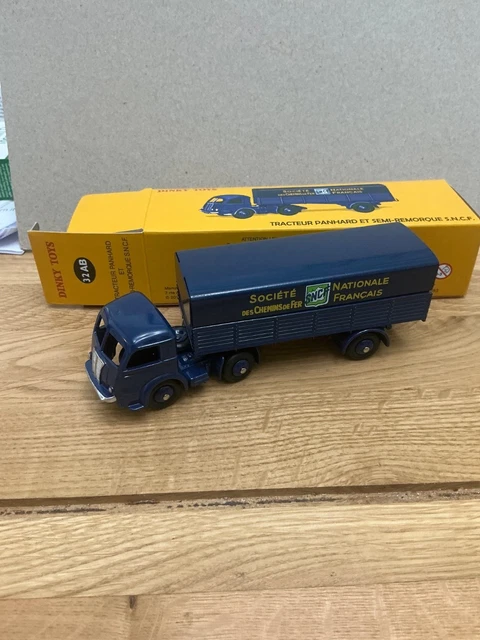 Modélisme Dinky Toys Panhard 4x2 Avec Remorque SNCF - Échelle 1/55, édition Atlas, Neuf