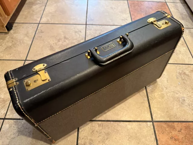 Vintage Conn trumpet suitcase CASE ONLY