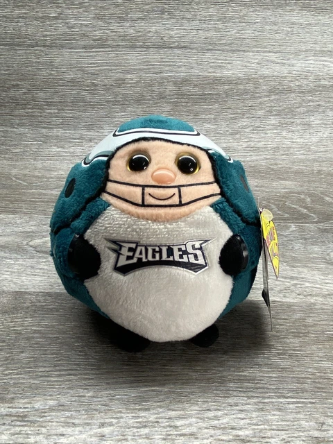 Ty Beanie Ballz 5" PHILADELPHIA EAGLES NFL 2012 MWMT RARE & RETIRED NEW w/ Tags