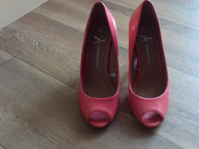 Coral peep toe discount shoes