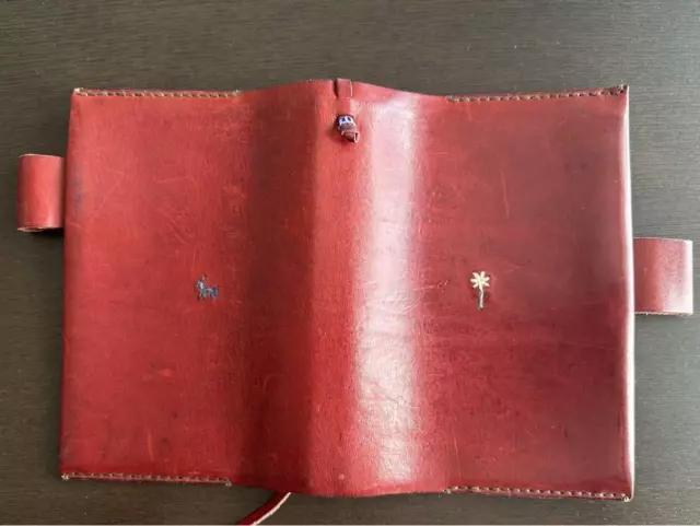 HENRY CUIR Hobonichi Techo Cover A6 Bordeaux Leather