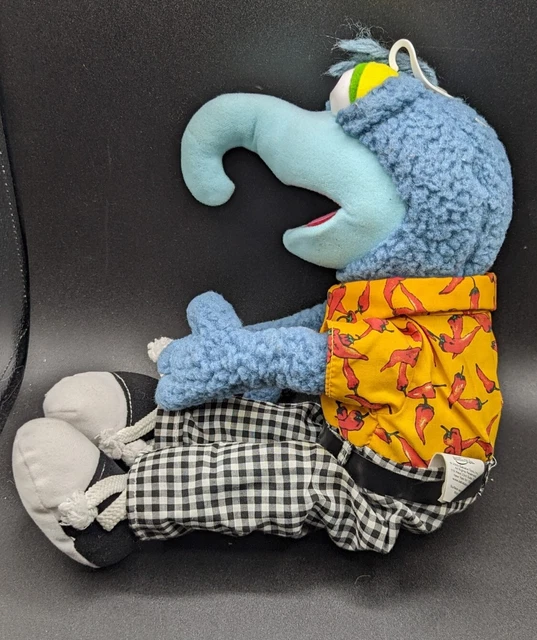 Vintage GONZO MUPPET SHOW 16" Plush Jim Henson Sababa Toys Pepper Shirt 2003
