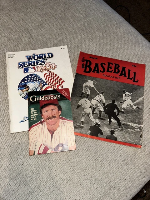 Vintage 1939 March Baseball Magazine 1987 guideposts 1980 World Series program Vintage 1939 March Baseball Magazine 1987 guideposts 1980 World Series program
