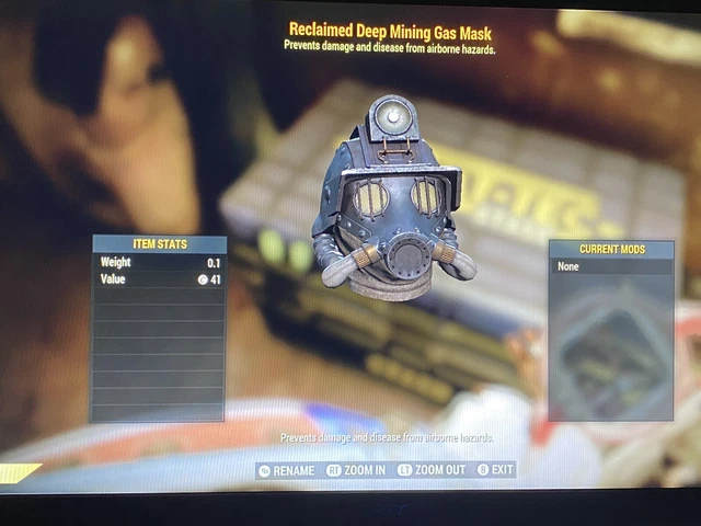 Reclaimed Deep Mining Gas Mask Fallout 76 FOR SALE! - PicClick UK