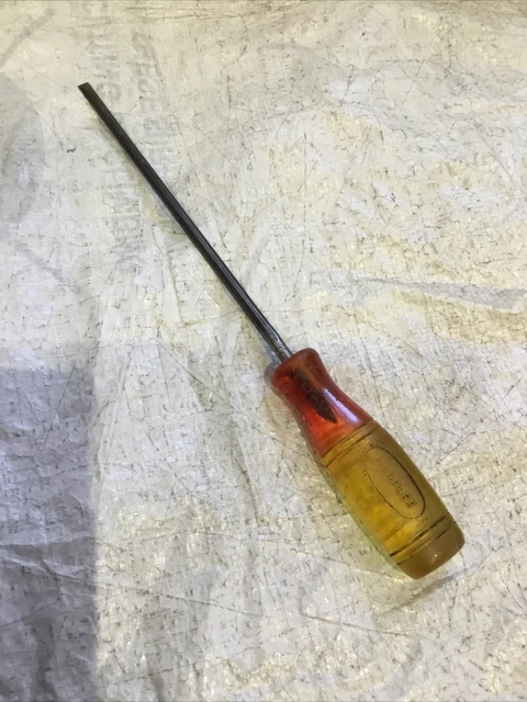 Cincel bisel vintage a prueba de divisiones Marples mango de 1/4