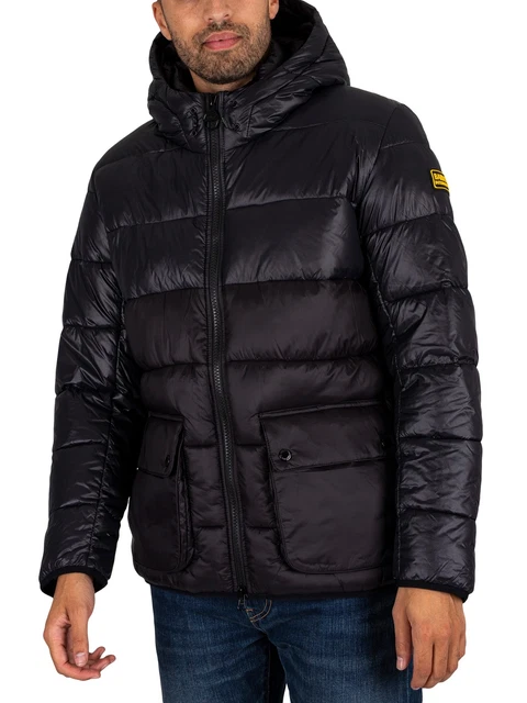 Barbour International de los hombres Chaqueta acolchada Balfour, Negro