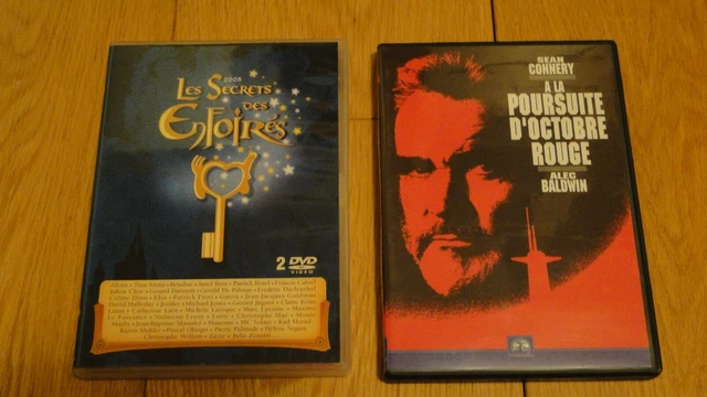 3 DVD A la poursuite d'octobre rouge Les secrets des enfoirées
