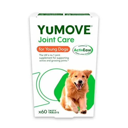 Yumove Young and Active Dog Joint Supplement 60 Tablets