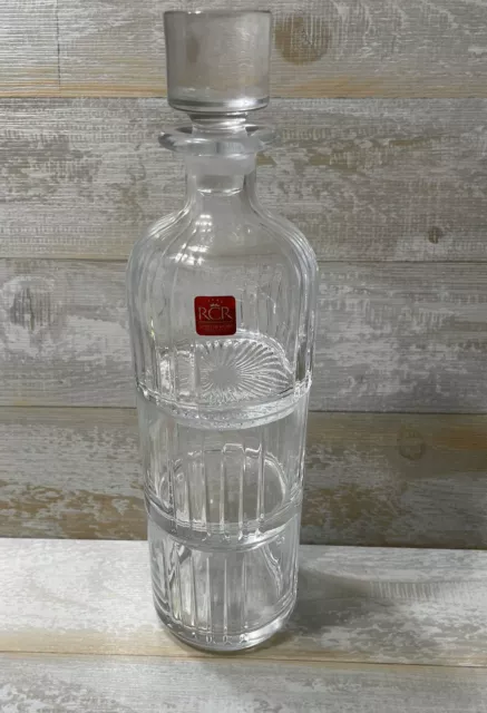 NUEVO RCR COMBO Gafas Decantadoras Cristal Apilable Whisky Set Botella Vasos