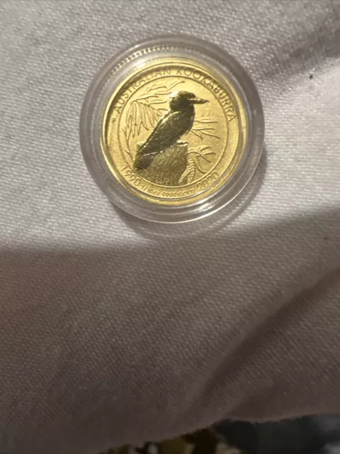 2020 Australia 1/10 oz Gold Kookaburra BU In Original Capsul Mintage 15000