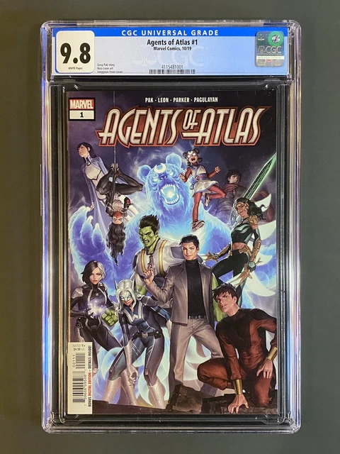 Agents Of Atlas #1 Cgc 9.8 1St Print Appearance Jin Soo Hae Won Shang Chi Comic