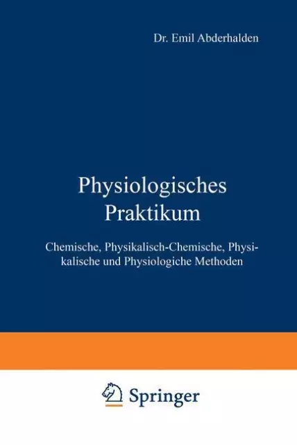 Physiologisches Praktikum | Buch | 9783642989025