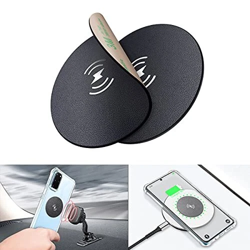 eSamcore Magnetic Mount Metal Plate Wireless Charging Magnet Sticker for Magn...