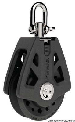 Lewmar Stopper D1 Double Pour Bouts de Harnais 8-10 MM Marque Lewmar 68.612.10 
