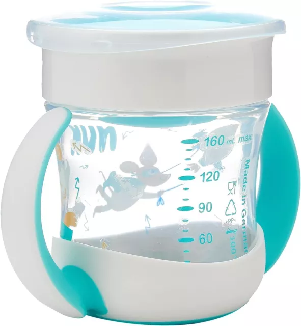 NUK Mini Magic Cup - 360° Anti-Spill Rim - 6+ Months - 160 ml - Bee Ant Design