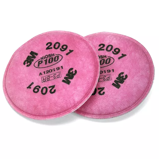 Filtro de rendimiento rosa 3M 2091 - P100 (2 pares)