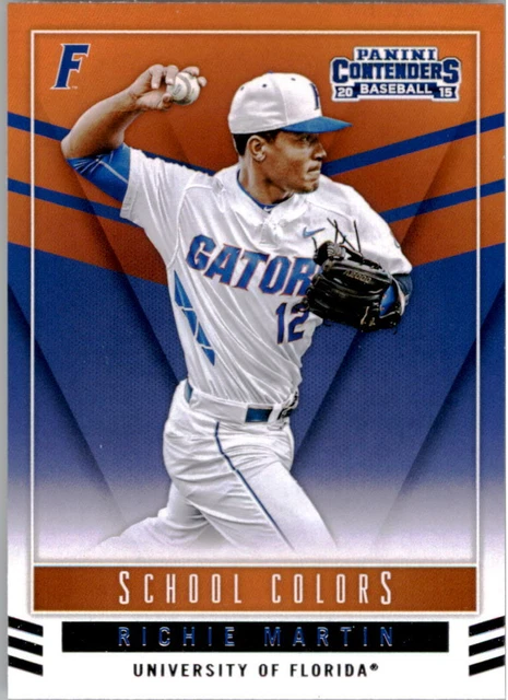 2015 Panini Contenders School Colors #11 Richie Martin - NM-MT - Florida Gators