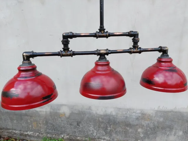 Vintage Industrial Metal Hanging Ceiling Lamp Pendant Light Fixture steampunk