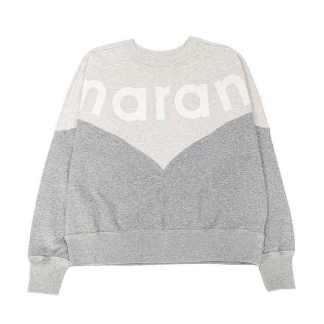 Sweat-shirt Femme Isabel Marant Gris/rouge Logo - Taille 1/S Occasion Très Bon état