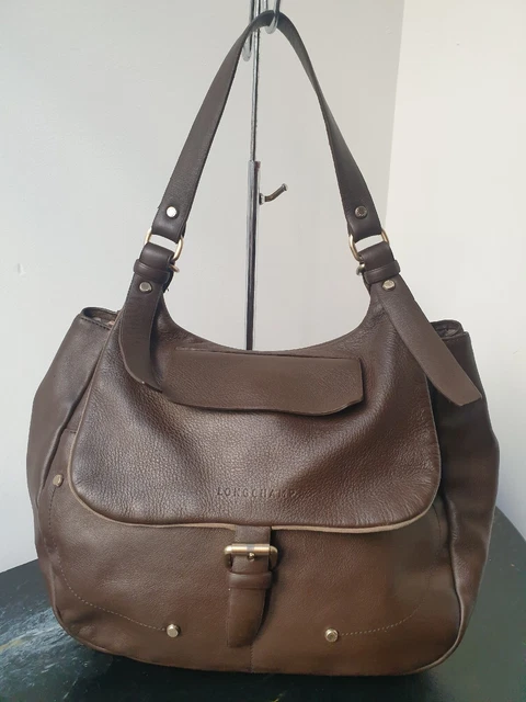 Sac    Longchamp Porté épaule   Balzane Cuir Marron