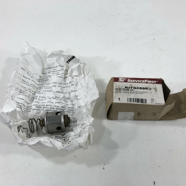 Trane Repair Kit KIT02899 Brass Therm Traps B1AR21 - Missing Cap