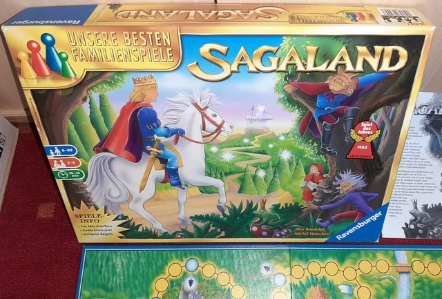 100% komplett: Sagaland Ravensburger Familienspiel Gesellschaftsspiel Spaß TOP