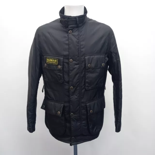 Barbour Jacket Medium Mens Black RMF03 BL