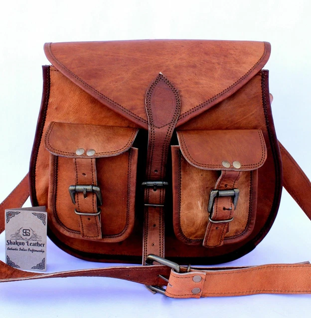 Sacoche ancienne militaire en cuir pour cartes | Kaufen auf