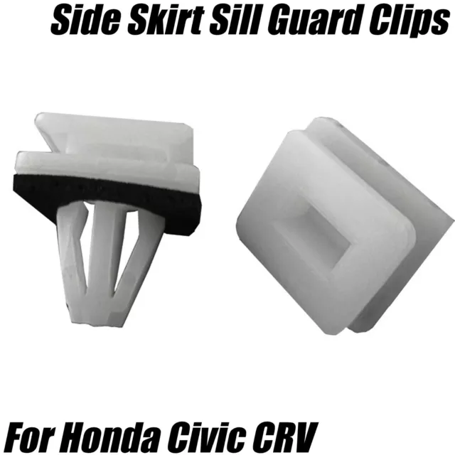 20x Clips For Honda Civic CRV Side Skirt Sill Guard Moulding Rocker Cover Trim