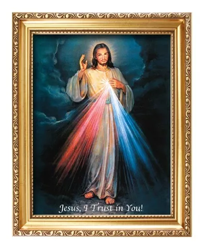 The Divine Mercy Of Jesus Framed Catholic Picture Christian Print Others Listed