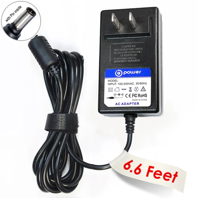 12V 1A DC Power Adapter - 5.5mm X 2.5mm Plug, Center Negative Polarity, By ABLEGRID