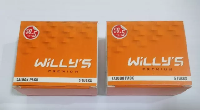 Lames de rasage à double tranchant Willy's Premium pour hommes - Pack... 2