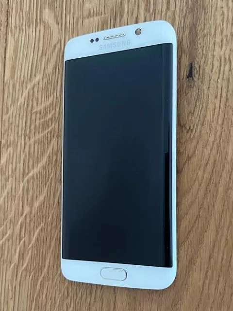 Original Samsung Galaxy S6 EDGE LCD Display Touch Screen Glas Weiß White