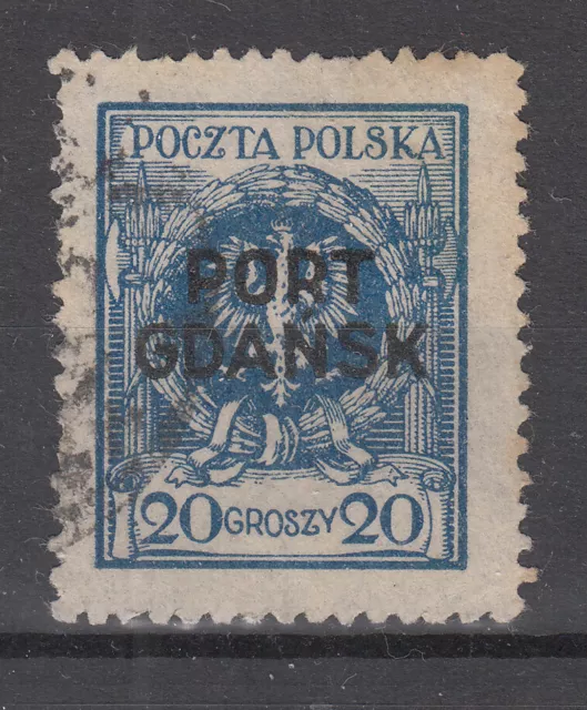 Poln.Post im Hafen v.Danzig " Port Gdansk " Mi.7 gest.  (4341)